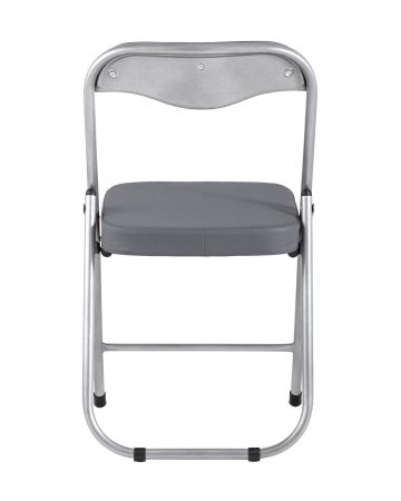 Стул складной ДЖОН металлик, серый