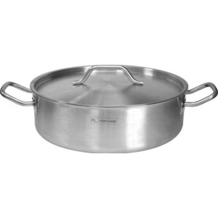 Кастрюля  5 л, 24*11 см низкая с крышкой нерж. ИНДУКЦИЯ P.L. Proff Cuisine