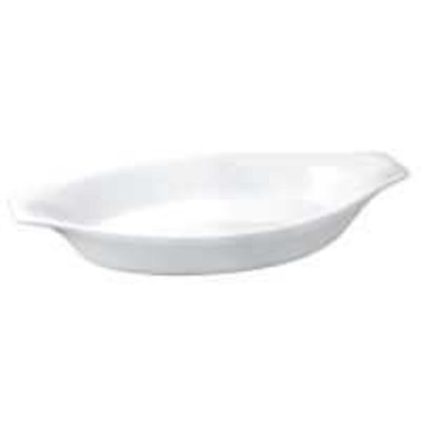 Блюдо овальное 21,5*11,5 см с ручками белое фарфор P.L. Proff Cuisine [9]