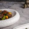 Блюдо овальное для подачи 22,5*18,5 см h5,5 см Organic белое фарфор P.L. Proff Cuisine [3]