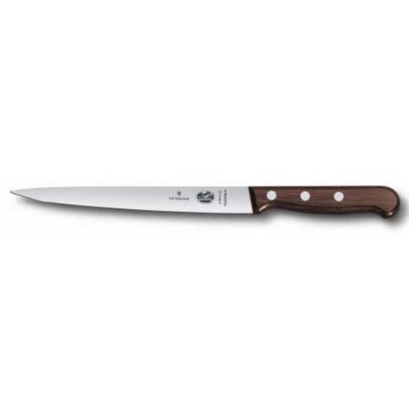 Нож филейный Victorinox Rosewood, супер-гибкое лезвие, 18 см, ручка розовое дерево