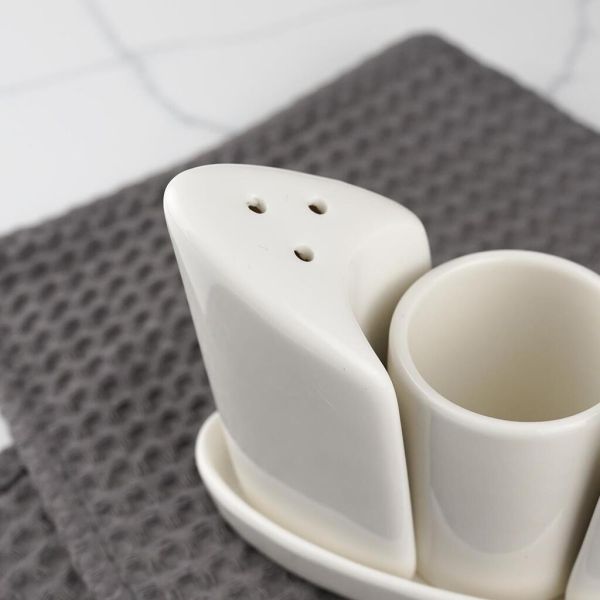 Набор для специй 4 предмета 12,5*6,7 см h9 см белый фарфор P.L. Proff Cuisine [1]