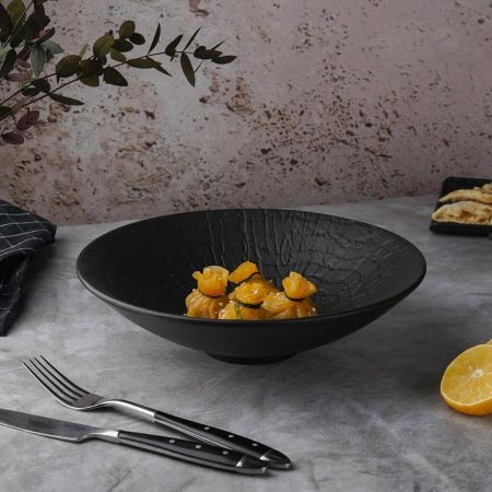 Салатник 1250 мл d 25 см h7 см Black Raw Wood P.L. Proff Cuisine [3]