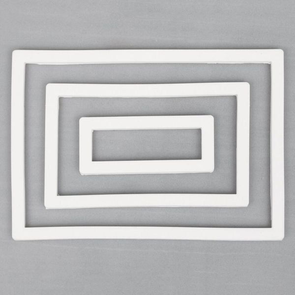 Рамка кондитерская "Прямоугольник", 3 шт силикон P.L. Proff Cuisine