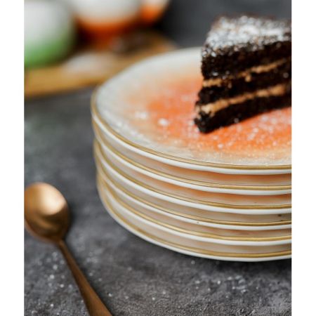 Тарелка d 19 см оранжевая фарфор "The Sun Eco" P.L. Proff Cuisine [6]