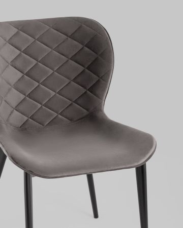 Стул Гамми велюр темно-серый