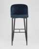 Стул барный Оскар велюр сине-зеленый