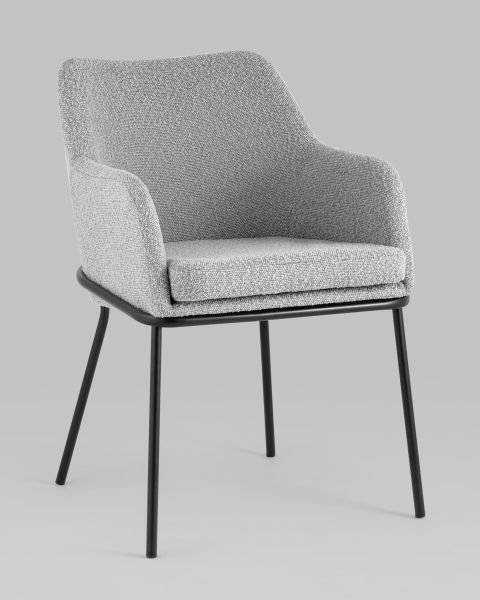 Стул Кози ткань букле серый