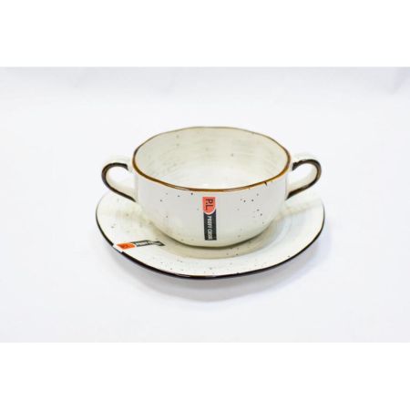 Бульонная пара 300 мл d 10,5 см h5,5 см White Fusion P.L. Proff Cuisine [1]