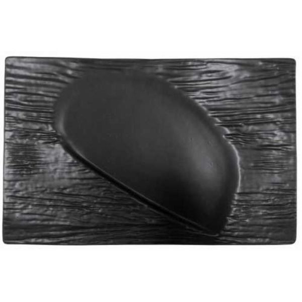 Блюдо прямоугольное 30*19 см Matsuyama Black фарфор P.L. Proff Cuisine [1]