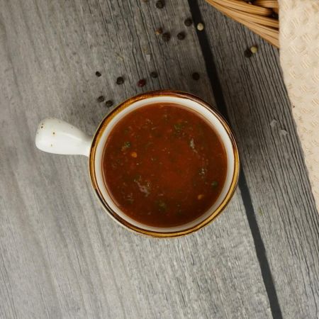 Соусник  70 мл d 7,5 см h3,5 см круглый с ручкой фарфор Elegance Sun P.L. Proff Cuisine [6]