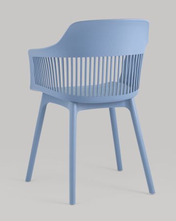 Стул Crocus с подушкой велюр голубой