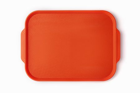 Поднос 45*34,5 см. оранжевый поверхность классик (166) MGprof /1/10/