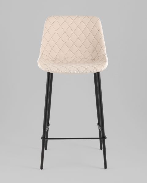 Стул барный Arch экокожа светло-серый