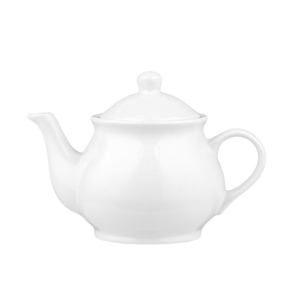 Чайник 500 мл с ситом d 12 см h13 см белый фарфор P.L. Proff Cuisine [1]