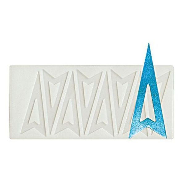 Форма кондитерская "Треугольник" 8 ячеек 110*45 мм силикон P.L.