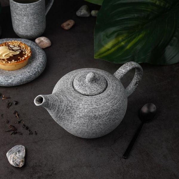 Чайник 830 мл с ситом d 13,4 см h12 см Stone Untouched Taiga P.L. Proff Cuisine [1]