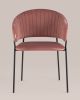 Стул Бруно велюр пыльно-розовый