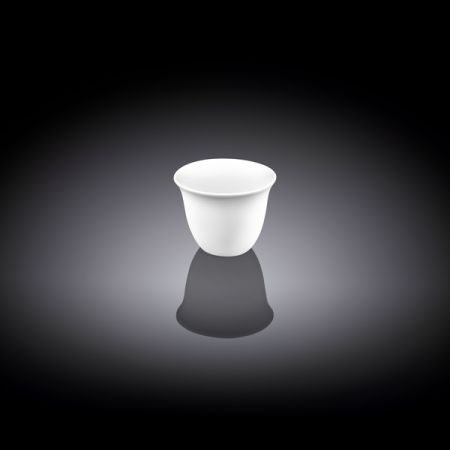 Чашка  75 мл. кофейная d=62 мм. h=48 мм. без ручки Wilmax /12/216/