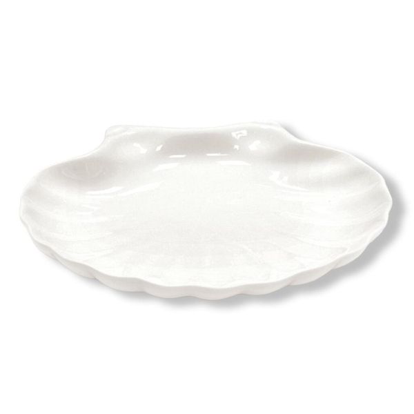Блюдо овальное 30*28 см h3,5 см "Ракушка" Seashell White P.L. Proff Cuisine [1]