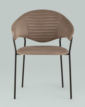 Стул Алексис искусственная замша мокко