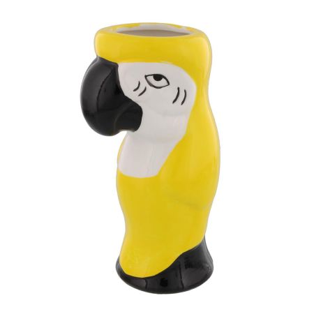 Бокал стакан для коктейля 550 мл "Тики" d 8,1 см h20 см желтый керамика P.L.- Barbossa