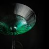 Рюмка коктейльная 450 мл Мартини зеленая Green Glass Optical d 13,2 см h19,1 см P.L. - BarWare [4]