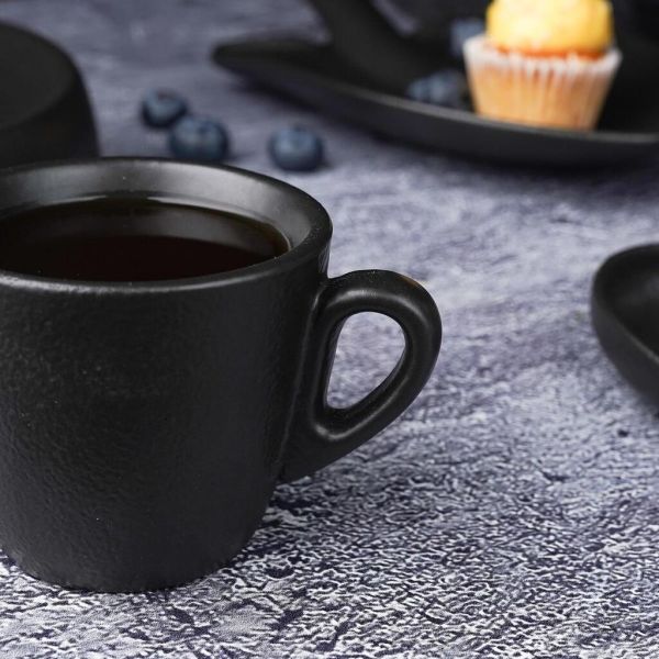 Кофейная пара 100 мл d 6,8 см h6 см Espresso Black Raw Stellar P.L. Proff Cuisine [6]