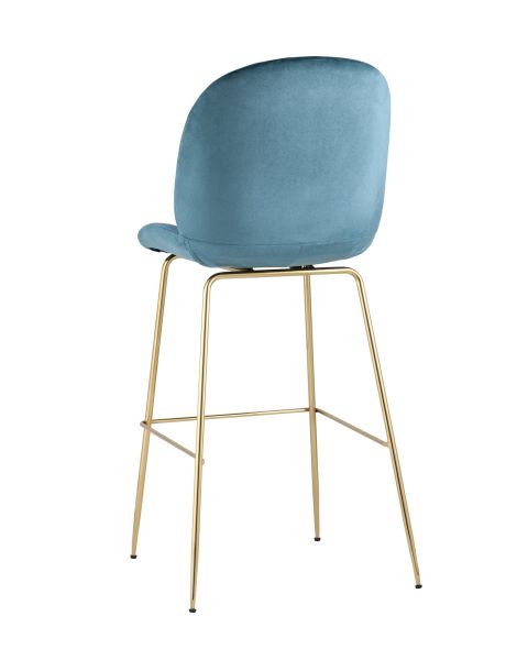 Стул барный Beetle со спинкой маренго