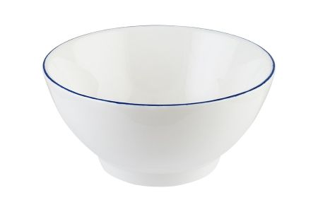 Салатник d=140 мм. 450 мл. h=65 мм. Ретро синий край (тарелка подст.70714) Bonna /1/12/732/ ВДОХНОВЕНИЕ