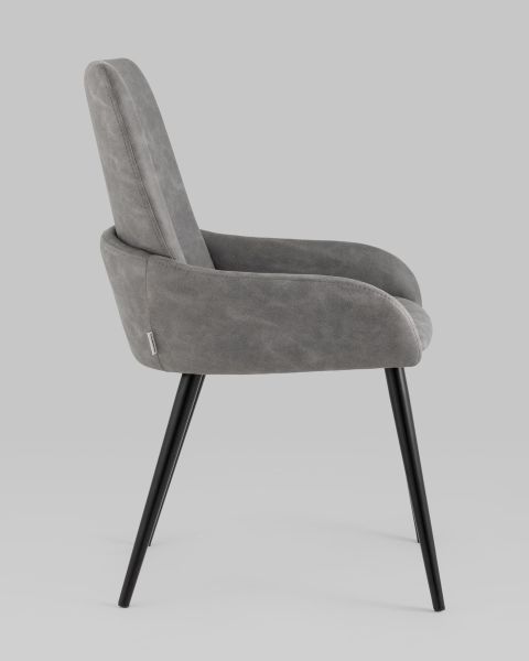 Стул Мюнхен искусственная замша серый