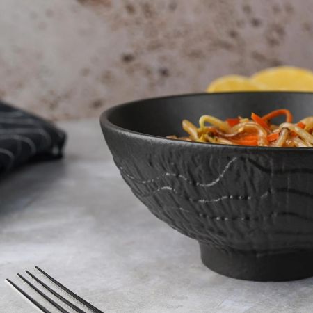 Салатник 300 мл d 13 см h6 см Black Raw Wood P.L. Proff Cuisine [6]