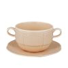 Бульонная пара 390 мл d 10,3 см h7 см Aristocrat Peach Tea Stackable Noble [1]