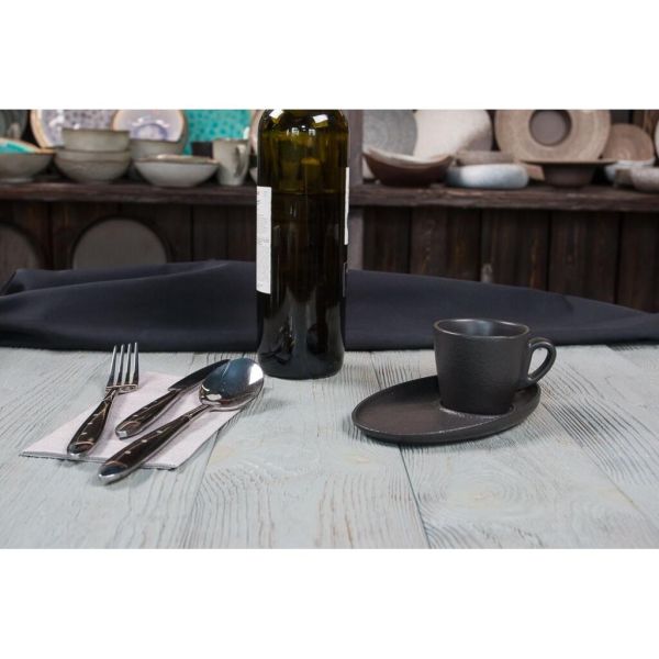 Кофейная пара 100 мл d 6,8 см h6 см Espresso Black Raw Stellar P.L. Proff Cuisine [6]