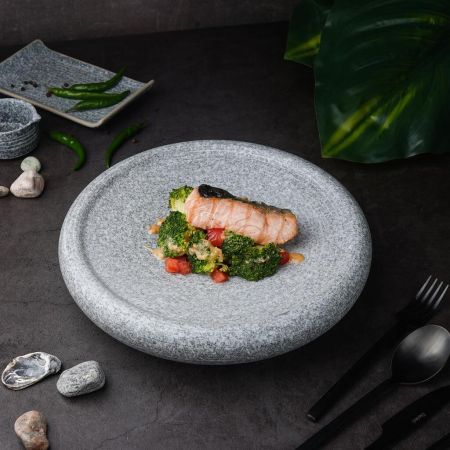 Блюдо круглое d 28,2 см h6,2 см Stone Untouched Taiga P.L. Proff Cuisine [1]