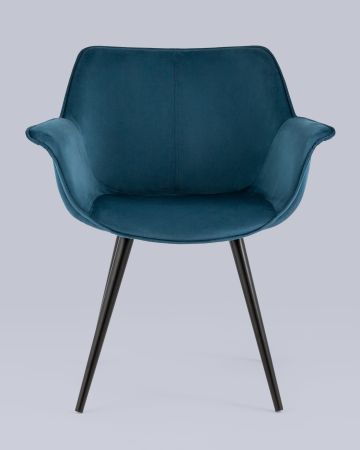 Стул Мэйсон велюр пыльно-синий